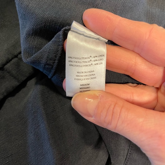 Rails Kato Military Embellished Shirt Jacket Dark Gray - Picture 9 of 9